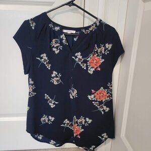 Walden Split Neck Blouse, L